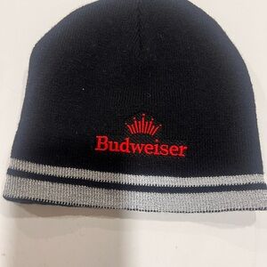 Budweiser Bud Light Black and Gray Beanie Hat